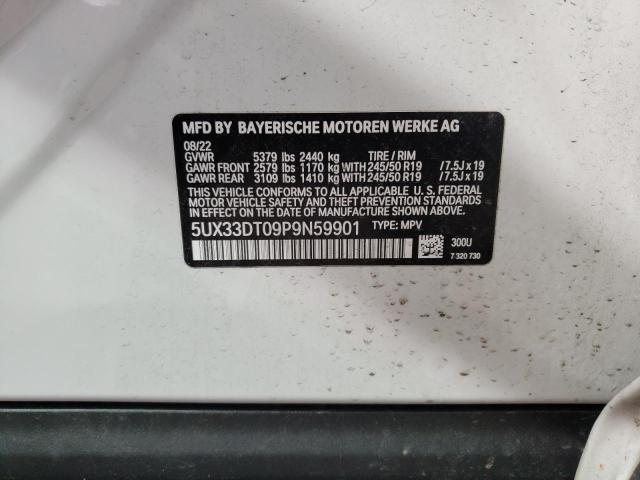 5UX33DT09P9N59901 BMW X4 Xdrive30i