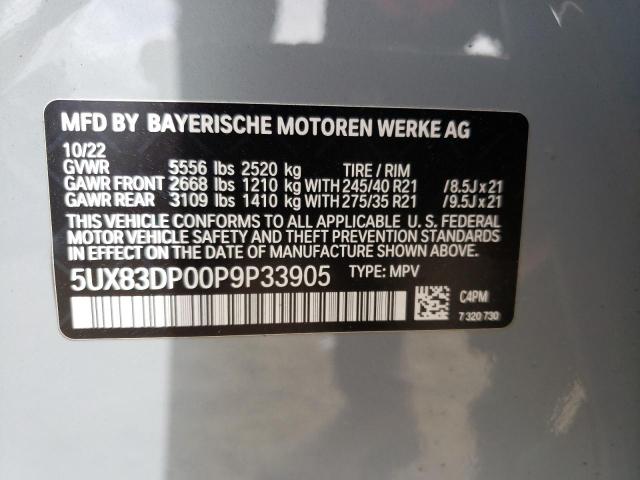 5UX83DP00P9P33905 BMW X3 Xdrivem40i