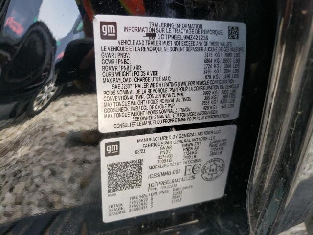 1GTP9EEL9MZ421236 GMC Sierra K1500 At4