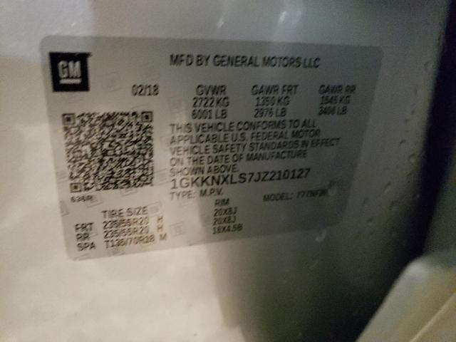 1GKKNXLS7JZ210127 GMC Acadia Denali