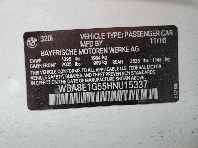 WBA8E1G55HNU15337 BMW 320 I