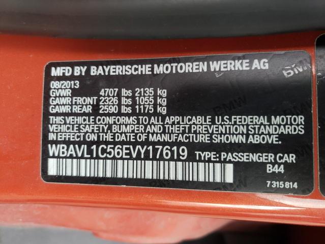 WBAVL1C56EVY17619 BMW X1 Xdrive28i