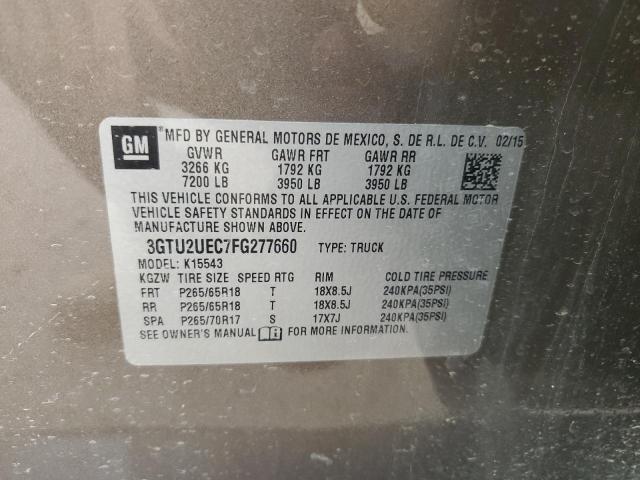 3GTU2UEC7FG277660 GMC Sierra K1500 Sle