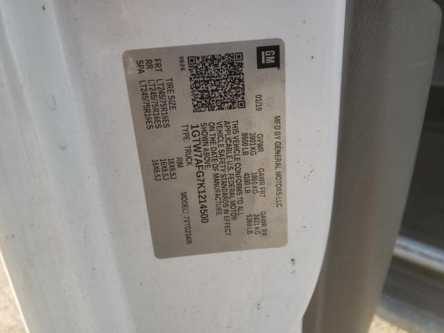1GTW7AFG7K1214500 GMC Savana G2500