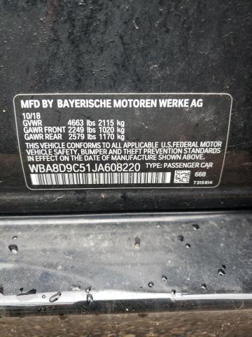 WBA8D9C51JA608220 BMW 330 XI