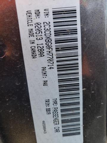 2C3CDXBG0FH770714 Dodge Charger Se