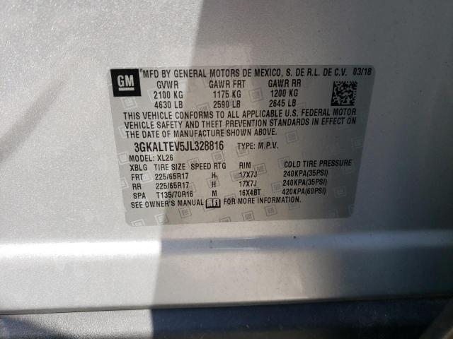 3GKALTEV5JL328816 GMC Terrain Sle