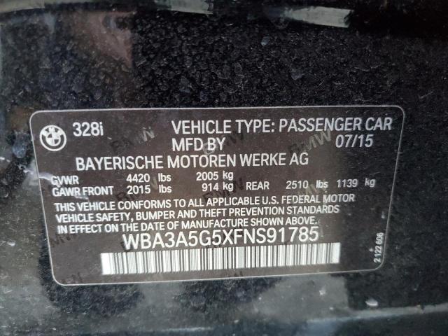 WBA3A5G5XFNS91785 BMW 328 I
