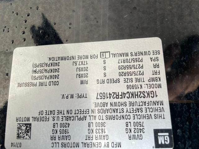 1GKS2HKC4FR241657 GMC Yukon Xl K1500 Slt