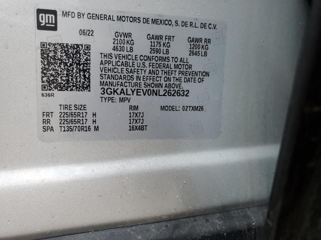 3GKALYEV0NL262632 GMC Terrain At4