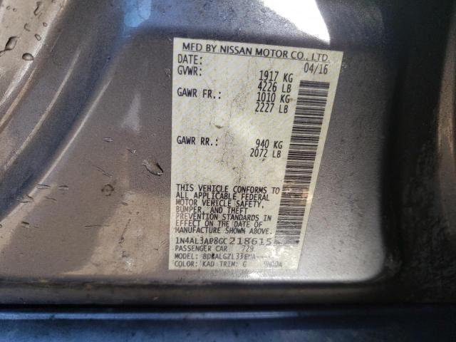 1N4AL3AP8GC218615 Nissan ALTIMA 2.5