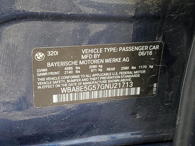 WBA8E5G57GNU21713 BMW 320 XI