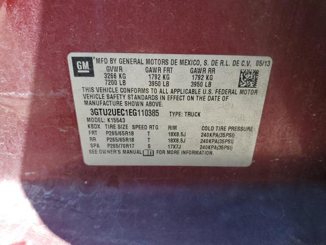 3GTU2UEC1EG110385 GMC Sierra K1500 Sle