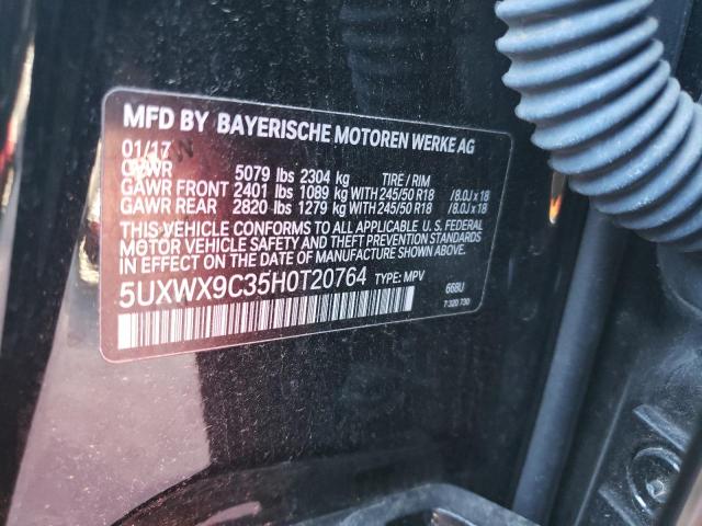 5UXWX9C35H0T20764 BMW X3 Xdrive28i
