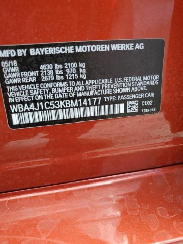 WBA4J1C53KBM14177 BMW 430i Gran Coupe
