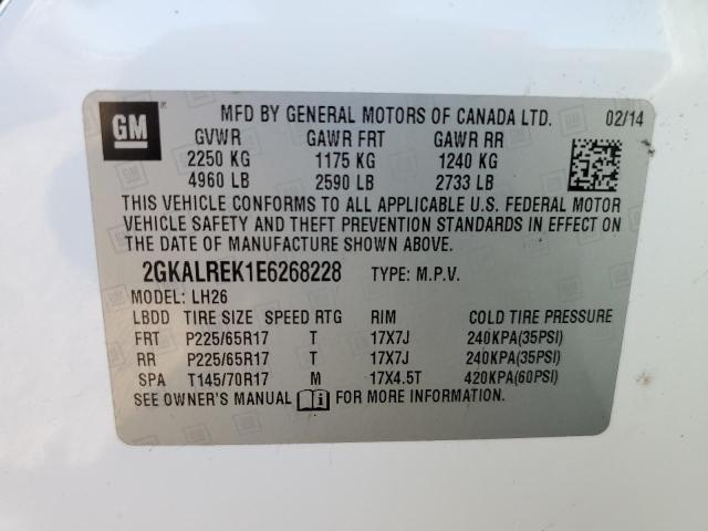 2GKALREK1E6268228 GMC Terrain Sle
