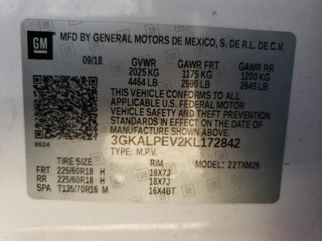 3GKALPEV2KL172842 GMC Terrain Slt