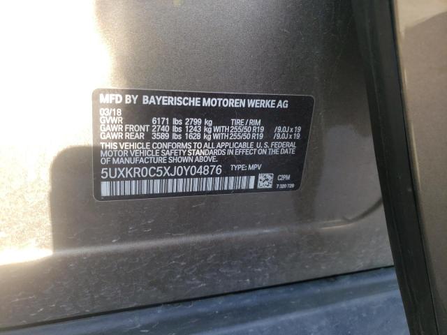 5UXKR0C5XJ0Y04876 BMW X5 Xdrive35i