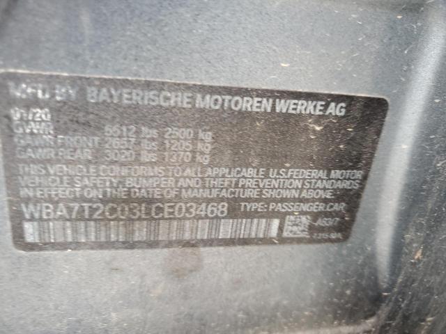 WBA7T2C03LCE03468 BMW 740 I