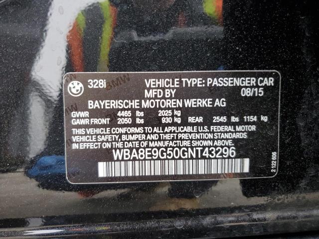 WBA8E9G50GNT43296 BMW 328 I Sulev