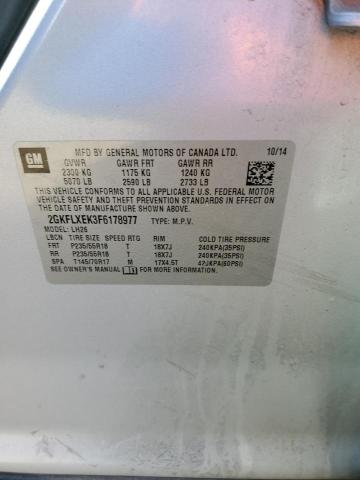 2GKFLXEK3F6178977 GMC Terrain Slt