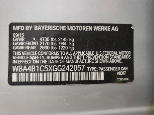 WBA4B1C5XGG242057 BMW 435 I Gran Coupe