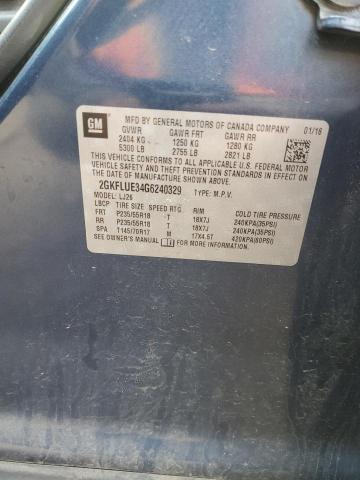 2GKFLUE34G6240329 GMC Terrain Slt