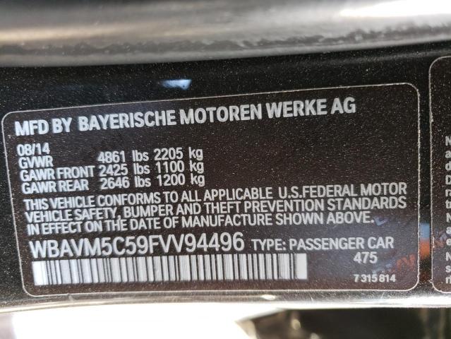WBAVM5C59FVV94496 BMW X1 Xdrive35i