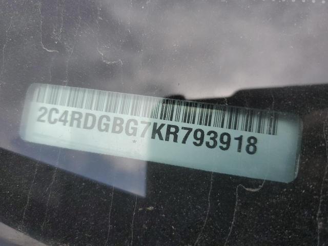 2C4RDGBG7KR793918 Dodge Grand Caravan Se