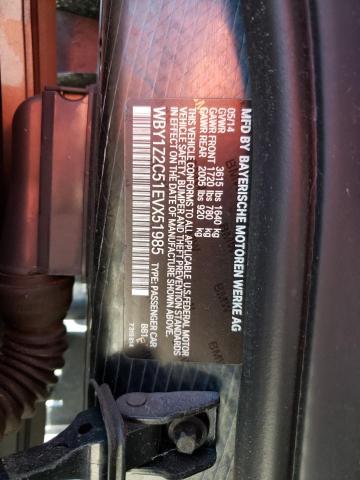 WBY1Z2C51EVX51985 BMW I3 Bev