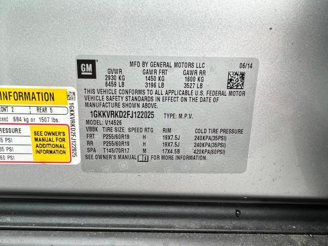 1GKKVRKD2FJ122025 GMC Acadia Slt-1