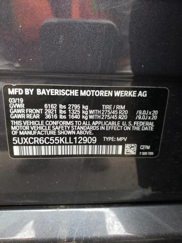 5UXCR6C55KLL12909 BMW X5 Xdrive40i