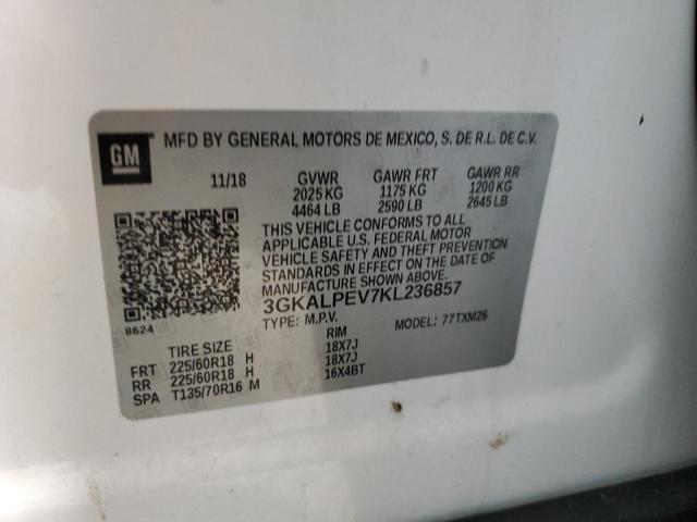 3GKALPEV7KL236857 GMC Terrain Slt