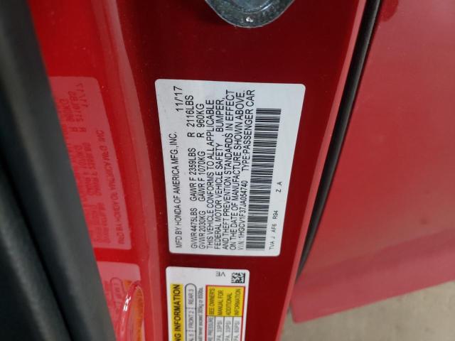 1HGCV1F37JA054740 Honda Accord Sport