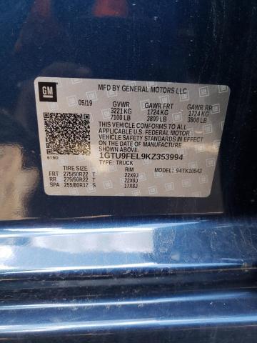 1GTU9FEL9KZ353994 GMC Sierra K1500 Denali