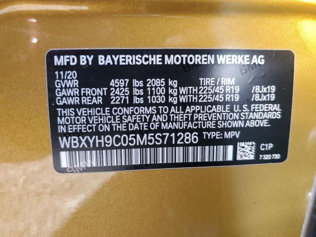 WBXYH9C05M5S71286 BMW X2 Sdrive28i