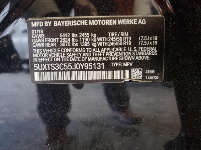 5UXTS3C55J0Y95131 BMW X3 Xdrivem40i