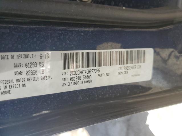 2C3CDXAT4GH277375 Dodge Charger Police