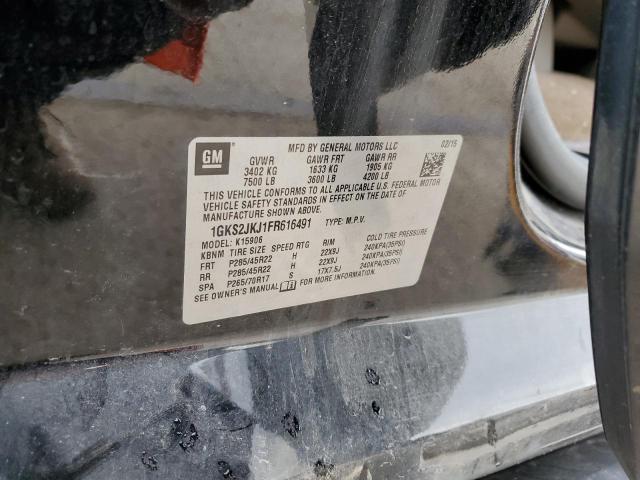 1GKS2JKJ1FR616491 GMC YUKON XL DENALI