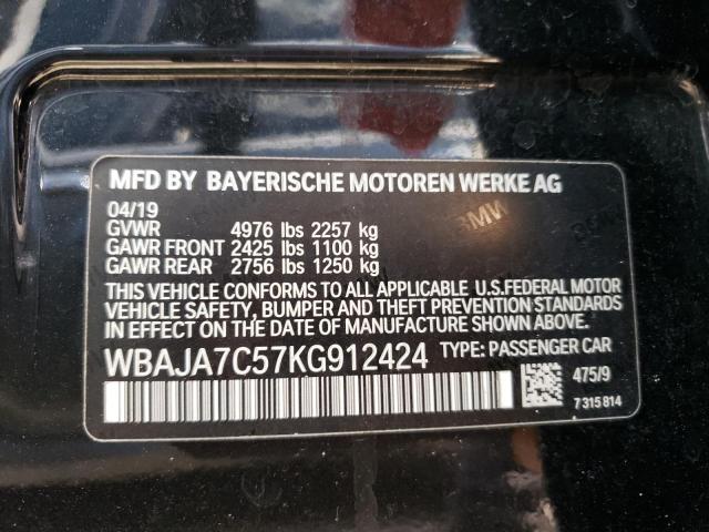 WBAJA7C57KG912424 BMW 530 XI