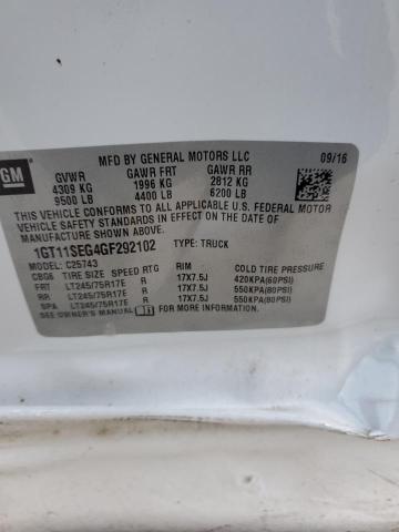 1GT11SEG4GF292102 GMC Sierra C2500 Sle