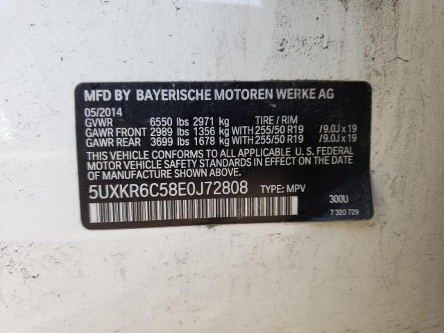 5UXKR6C58E0J72808 BMW X5 Xdrive50i