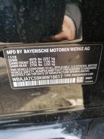 WBAJA7C59KWW16617 BMW 530 XI
