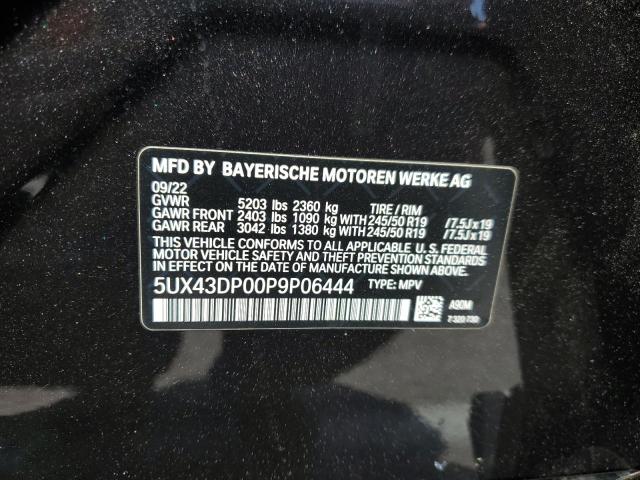 5UX43DP00P9P06444 BMW X3 Sdrive30i