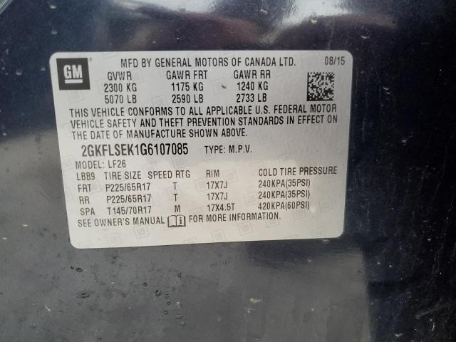2GKFLSEK1G6107085 GMC Terrain Sle