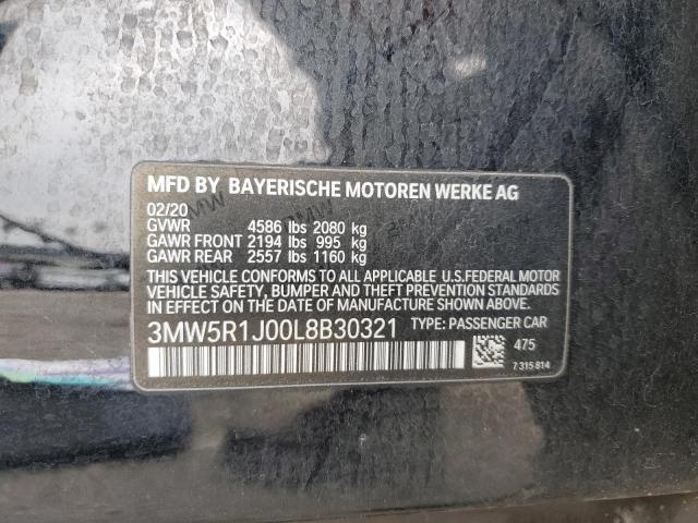 3MW5R1J00L8B30321 BMW 330I