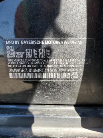 3MW5R7J04M8C11505 BMW 330XI