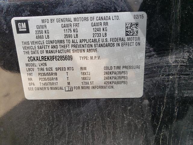 2GKALREK8F6285609 GMC Terrain Sle
