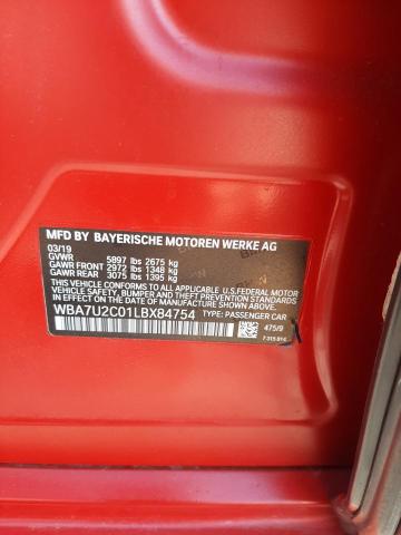 WBA7U2C01LBX84754 BMW 750 Xi