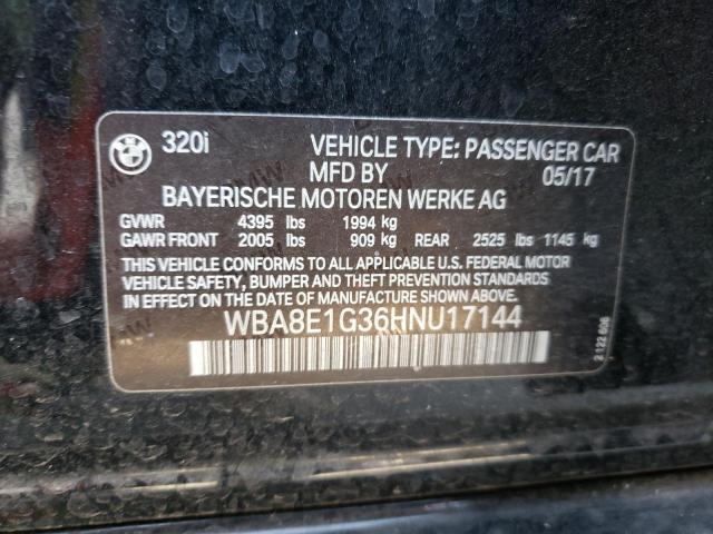 WBA8E1G36HNU17144 BMW 320 I